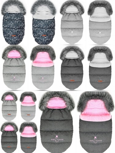 Baby footmuff fluffy - baby, collar