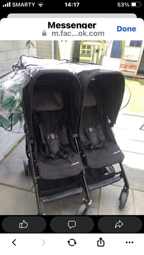 Double buggy pushchair - pushchair, toddler